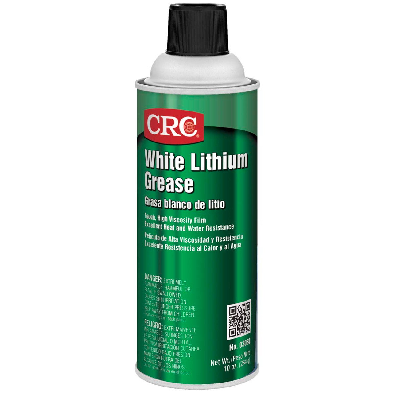 CRC CHEMICALS 03080 GREASE, 16 OZ, AEROSOL, 2 NLGI, OFF-WHIT