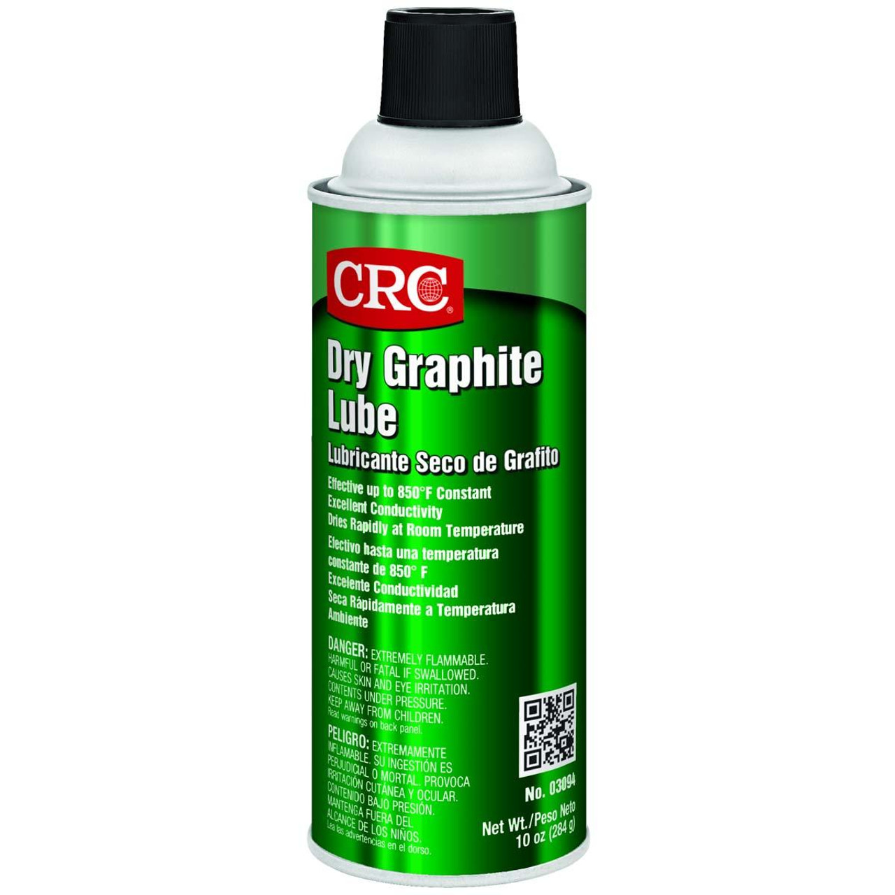 CRC CHEMICALS 03094 LUBRICANT, 16 OZ, AEROSOL, BLACK, DRY FI