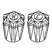 DANCO 88168 FAUCET HANDLE STEAMWAY CRYLIC 