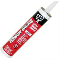 DAP PRODUCTS INC 12108 10.5-OZ. WHITE LATEX WINDOW GLAZING COMP