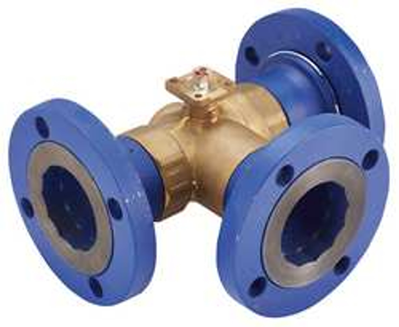 JOHNSON CONTROLS VG18A5GT BALL VALVE 3 WAY SS TRIM FLANGED 2-1/2