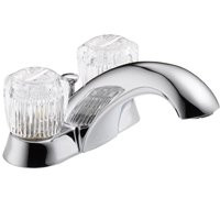 DELTA FAUCET COMPANY 2522LF LAV FAUCET 2-HNDL POPUP CHROME
