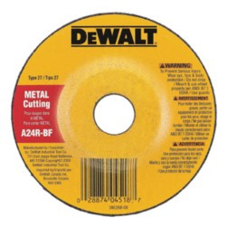 DEWALT TOOLS DW4518 4-1/2X1/8 METAL GP (BLK)