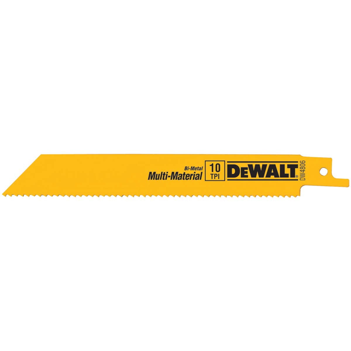 DEWALT TOOLS DW4806 6IN 10TPI STGT BK BLD-5PK