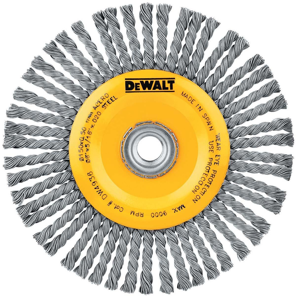 DEWALT TOOLS DW4936 6"X5/8"-11 XP CARB STNGR WIRE WHL (BULK)