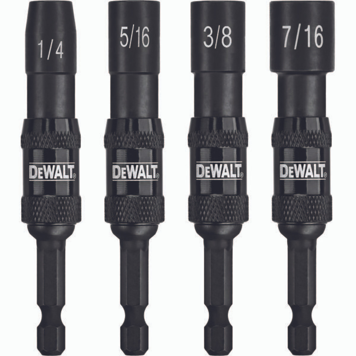 DEWALT TOOLS DWPVTDRV 4PC IMPACT READY PIVOTING NUT DRIVER SET