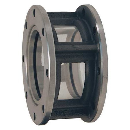 DIXON VALVE  COUPLING 4-1460-AL TTMA FLANGED SIGHT FLOW INDICATOR