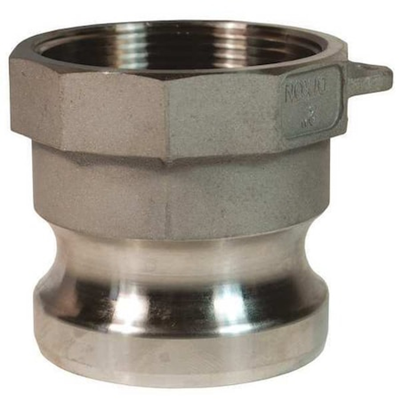 DIXON VALVE  COUPLING 50-A-SS CAM AND GROOVE,SS ADAPTER X FNPT,1/2"