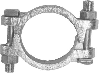DIXON VALVE  COUPLING J49 1-3/16 TO 1-3/8" OD, DOUBLE BOLT IRON CL