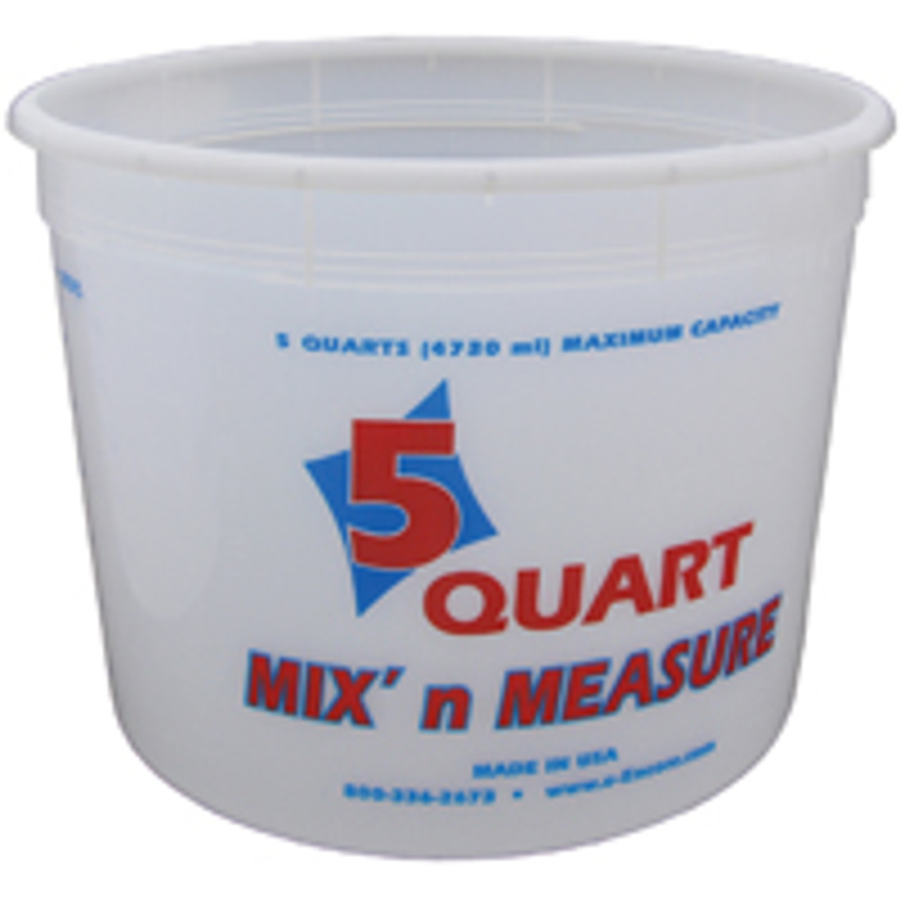 ENCORE PLASTICS 81166 PAINT MIX AND MEASURE CONT. 5 QT HDPE ENCORE PLASTICS 81166 PAINT MIX AND MEASURE CONT. 5 QT HDPE