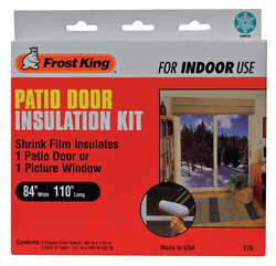 FROST KING V76H PATIO DOOR KIT 84 X 110 IN