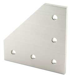 80/20 4351 JOINING PLATE 5 HOLE 90 DEG FOR 15S