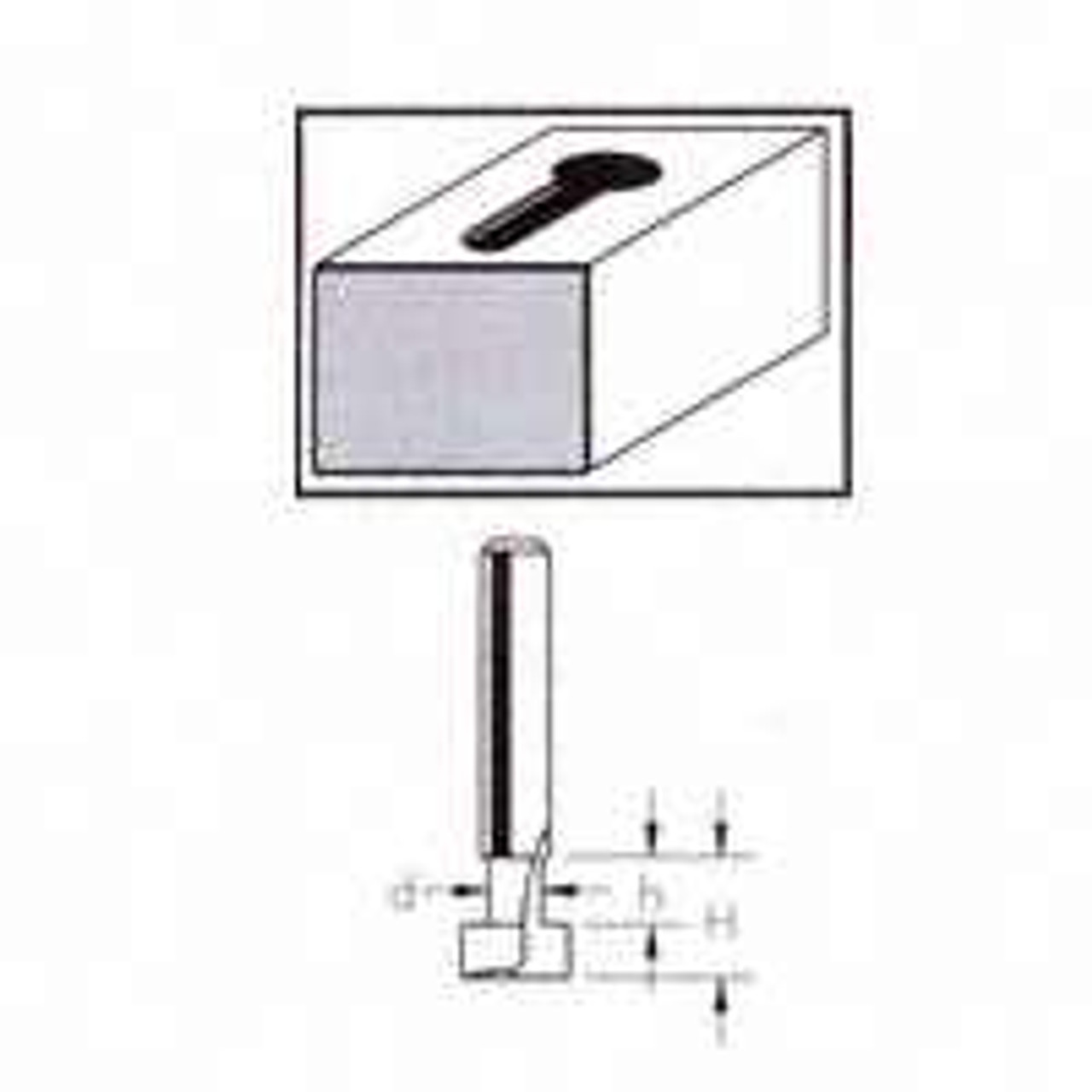 FREUD 70-104 25/64-IN. CARBIDE KEYHOLE ROUTER BIT