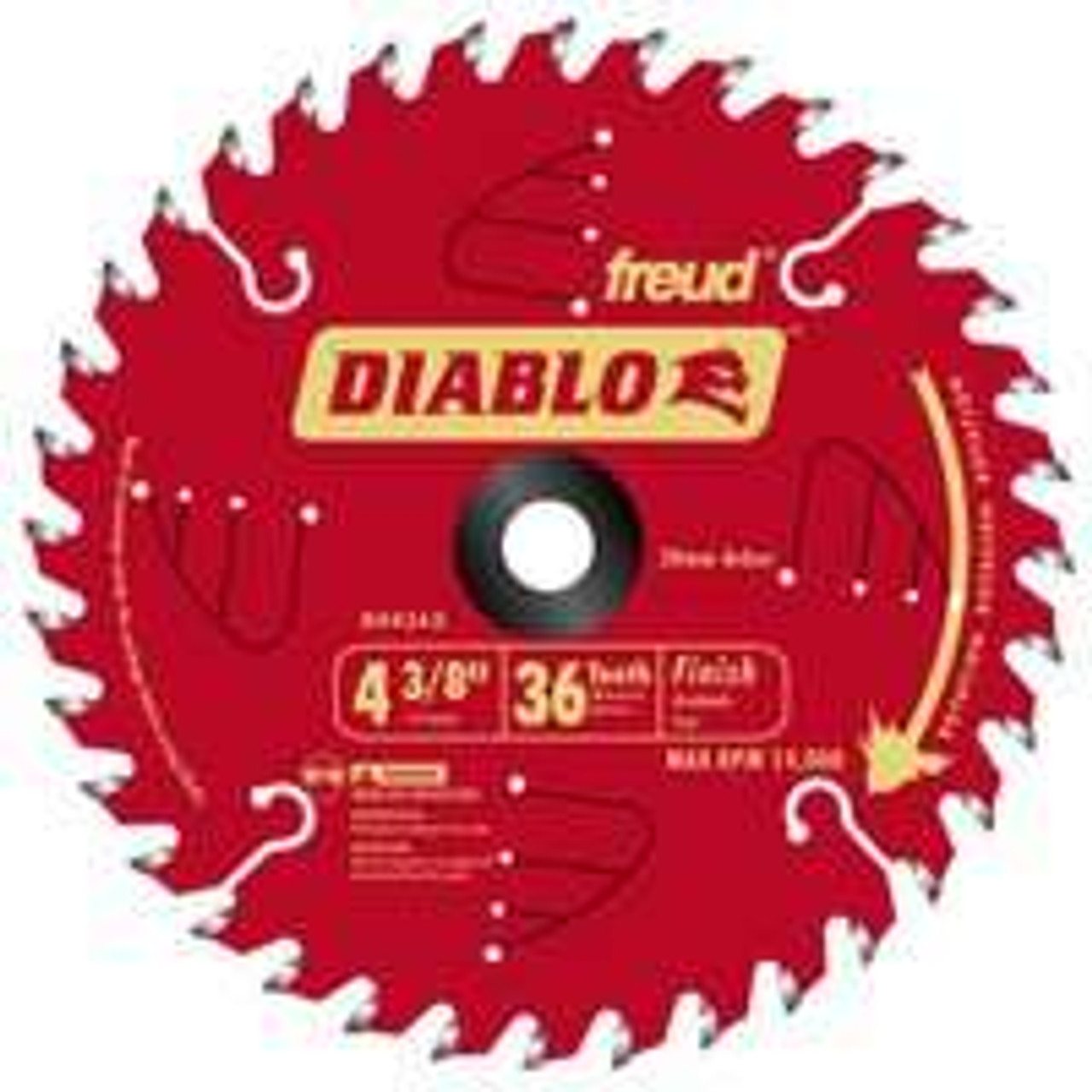 FREUD D0436X 4-3/8-IN. 36-TPI TRIM SAW BLADE