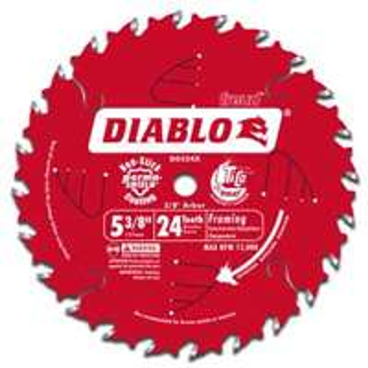 FREUD D0524X 5-3/8 DIABLO SAW BLADE 24THT  