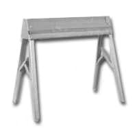 FULTON CORP TS-11 FOLDING SAWHORSE, GALVANIZED STEEL, 32.5