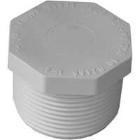 GENOVA PRODUCTS INC 31814 PLUG PVC MIP 1-1/4 IN         