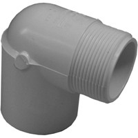 GENOVA PRODUCTS INC 32707 ELBOW 90 DEG ST PVC MXF 3/4   