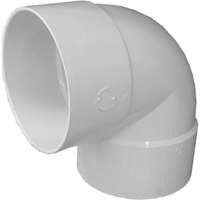 GENOVA PRODUCTS INC 40760 ELBOW 90DEG SHORT S&D PVC 6IN 