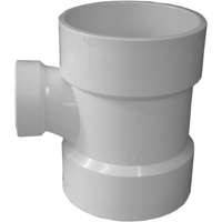 GENOVA PRODUCTS INC 71142 TEE DWV SANITARY 4X4X2 IN     
