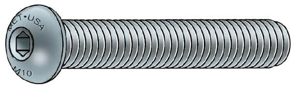 METRIC BLUE UST194865 M4X0.70 METRIC COARSE HEX SOCKET BUTTON 