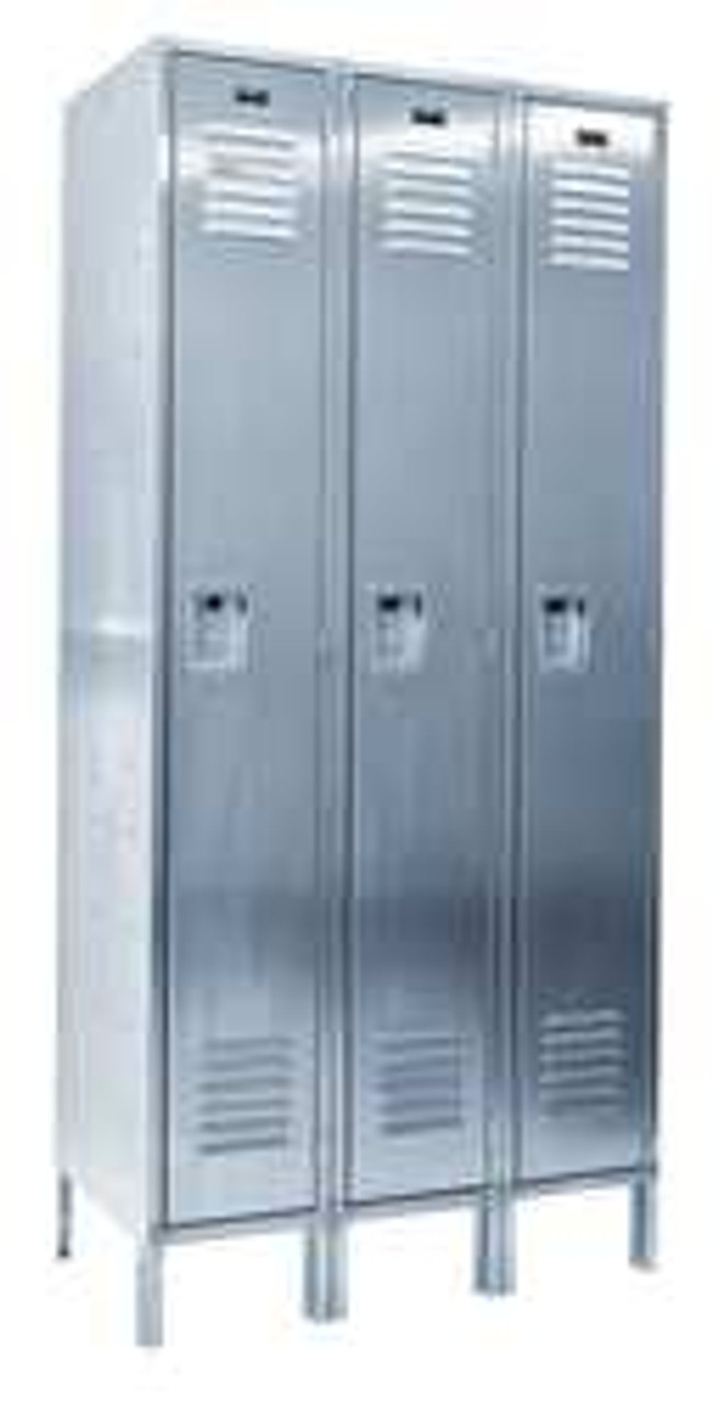 HALLOWELL USS3288-1 HALLOWELL SINGLE TIER 3 DOOR LOCKER, 12" HALLOWELL USS3288-1 HALLOWELL SINGLE TIER 3 DOOR LOCKER, 12"