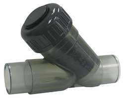 GF PIPING SYSTEMS 192304010 Y CHECK VALVE PVC 1-1/2 IN. SPIGOT
