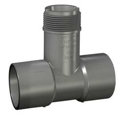 GF PIPING SYSTEMS PV8T040 INSERTION TEE 4 IN PVC SCHEDULE 80