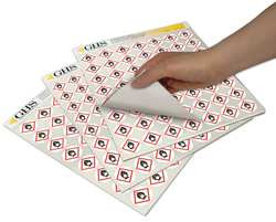 GHS SAFETY GHS1212 LABEL GLOSS PAPER FLAME PK 1120