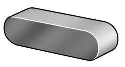 FLINTHILLS TRADING CO DBA GL HUYETT WWG-37009 MACHINE KEY OVERSIZED 1 L PK5