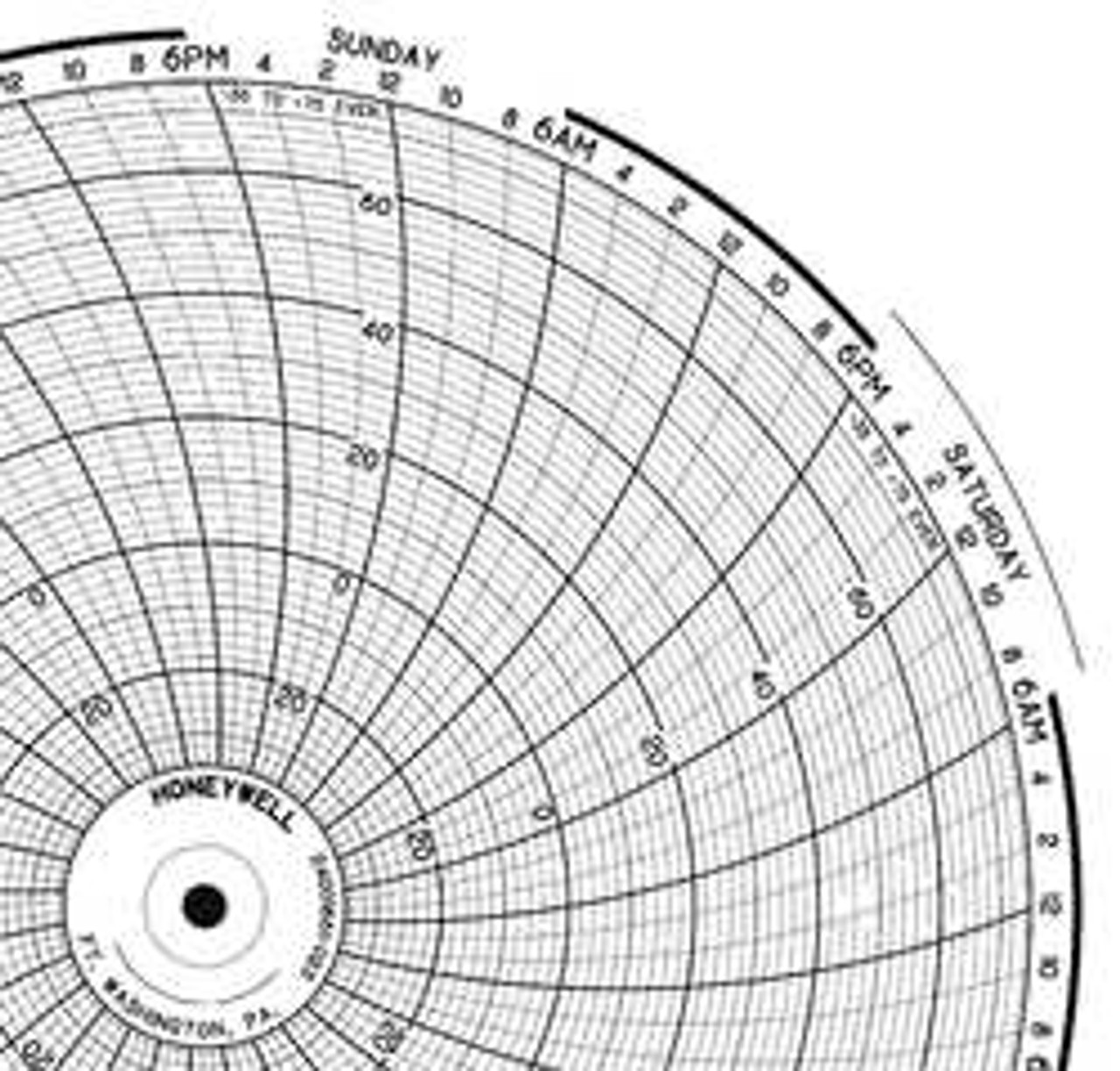 HONEYWELL BN  24001661-023 CHART 10.313 IN -35 TO +75 7 DAY PK 100