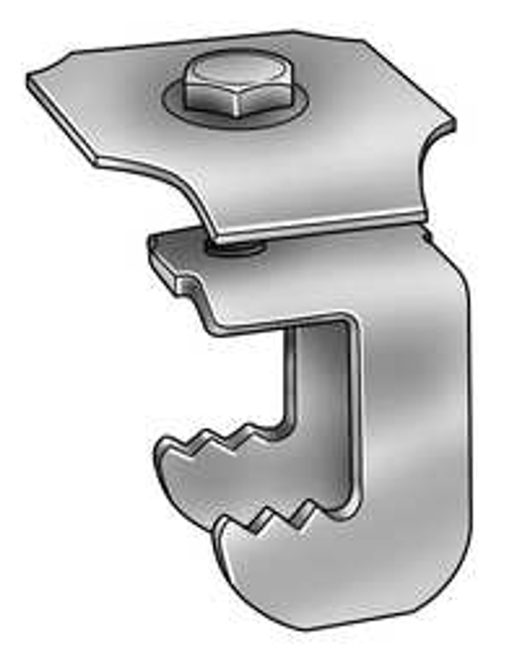 GRATING FASTENERS WGG-1C GRATING CLIP G-CLIP 1 1/2 H PK 50