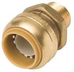 SHARKBITE U138LF REDUCING CONNECTOR PUSH 3/4 X 1/2 IN