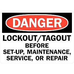 LYLE U1-1071-RD_14X10 DANGER SIGN 14X10 IN. ENGLISH