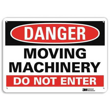 LYLE U1-1052-RA_14X10 DANGER SIGN 14X10 IN. ENGLISH