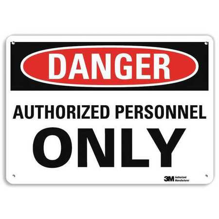 LYLE U1-1042-RA_14X10 DANGER SIGN 14X10 IN. ENGLISH