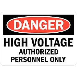 LYLE U1-1027-RD_10X7 DANGER SIGN 10X7 IN. ENGLISH