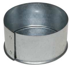 DUCTMATE GRECP4GA24 4 IN DIA 24 GA SNAP PIPE END CAP
