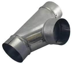 DUCTMATE GRFTJ12GA26 12 IN DIA 26 GA SNAP PIPE FREE FLOW TEE