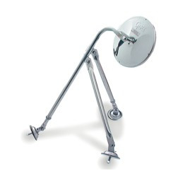 GROTE 28443 FENDER MOUNT MIRROR STAINLESS STEEL