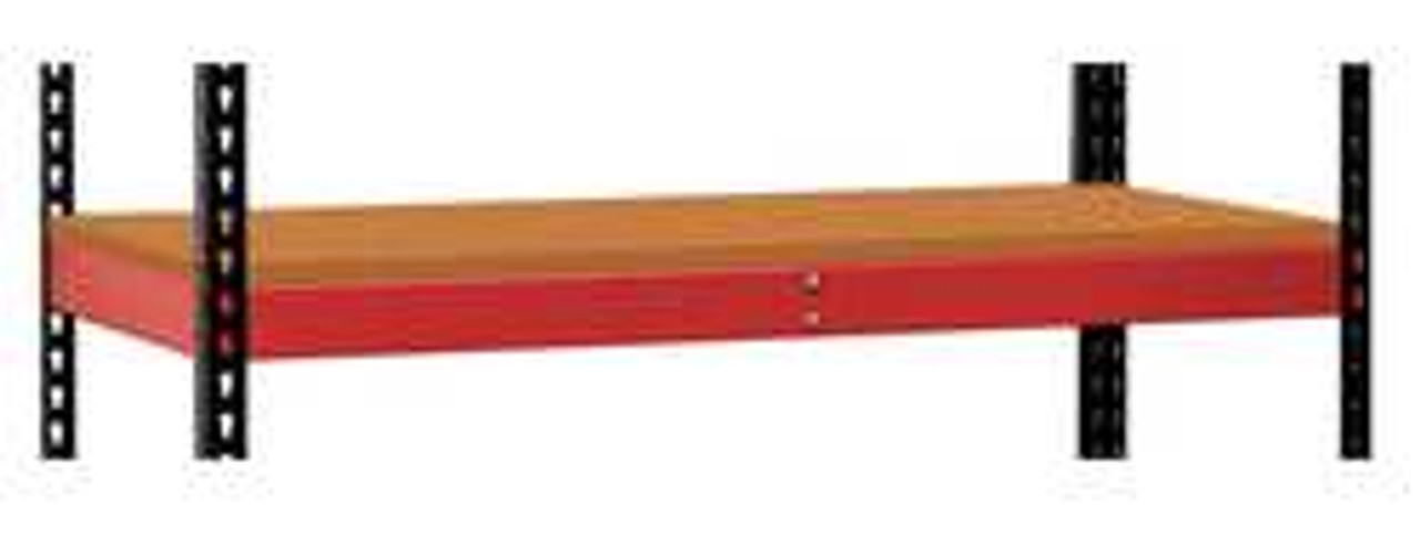 HALLOWELL FKRL4824W-RR-HT ADDITIONAL SHELF RED ASSEMBLED 48 IN W