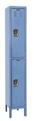 HALLOWELL U1258-2MB 2 DOOR, 2 TIER, PREMIUM WARDROBE LOCKERS