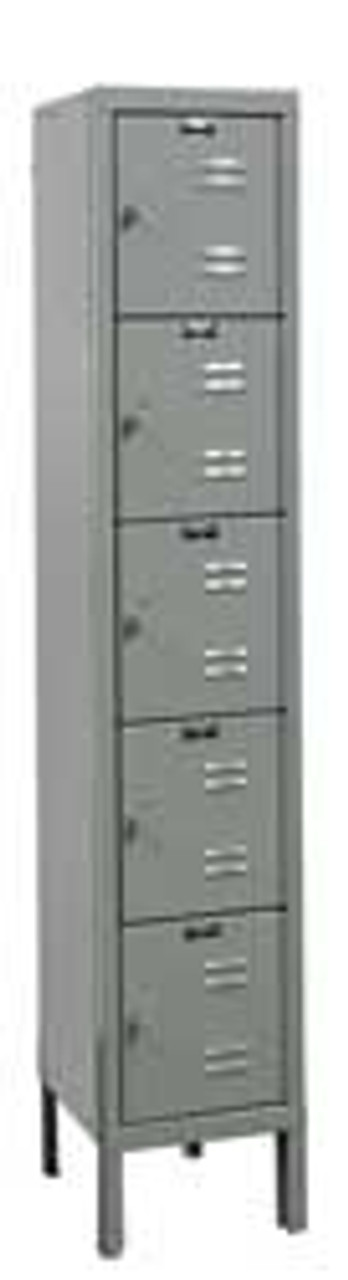 HALLOWELL U1286-5A-HG G3796 BOX LOCKER 12 IN W 18 IN D 66 IN H