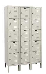 HALLOWELL U3226-5PT 15 DOOR, 5 TIER, PREMIUM BOX LOCKERS