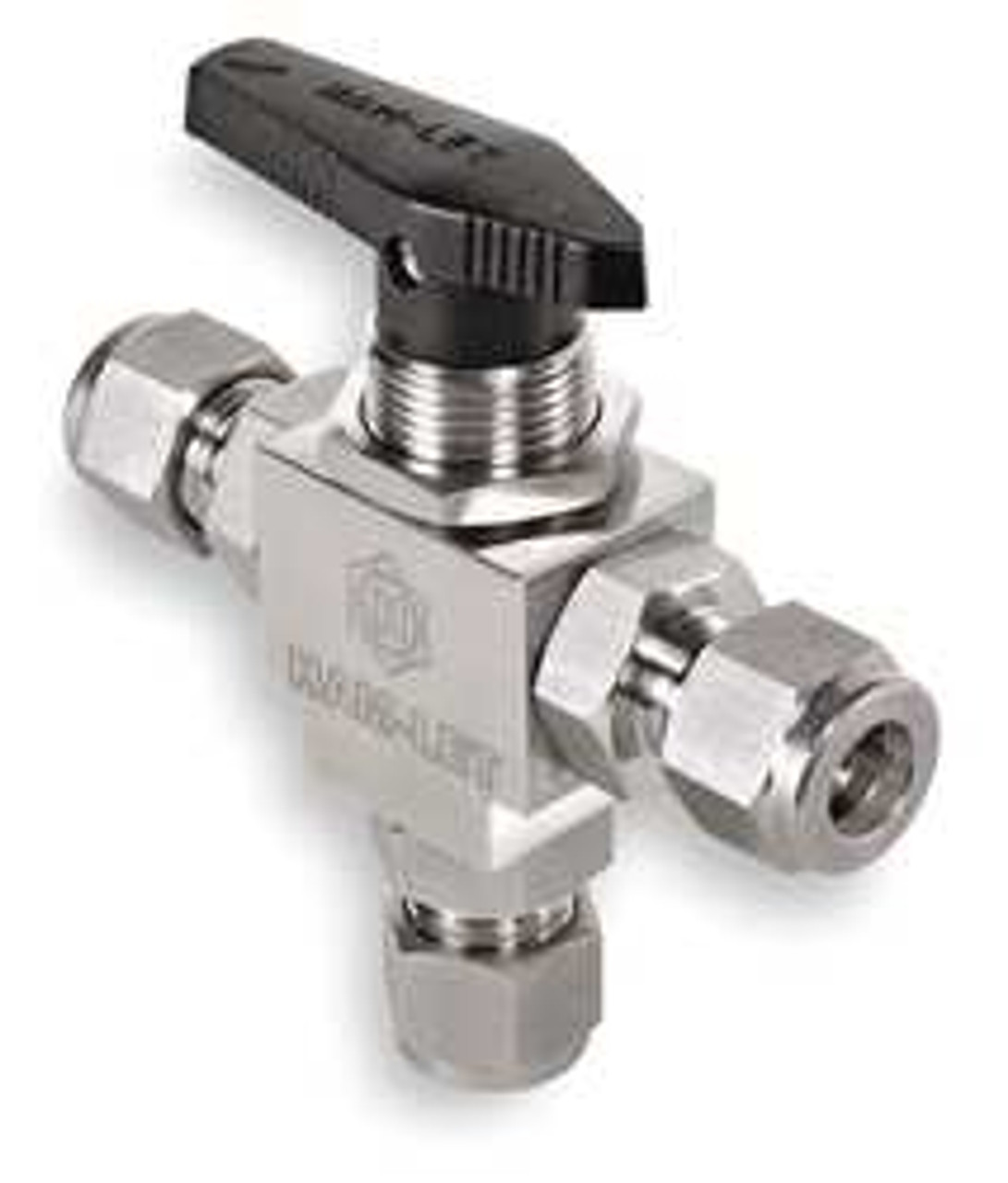 HAM-LET H-6800-SS-L-1/4-CST SS BALL VALVE,TUBE X TUBE X TUBE,1/4 IN