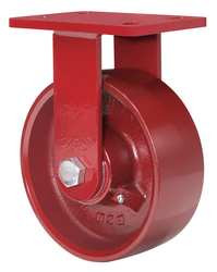 HAMILTON R-HS-8MB STANDARD PLATE CASTER BROWN WHEEL