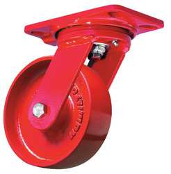 HAMILTON S-HS-6MB SWIVEL PLATE CASTER 1400 LB 6 IN DIA