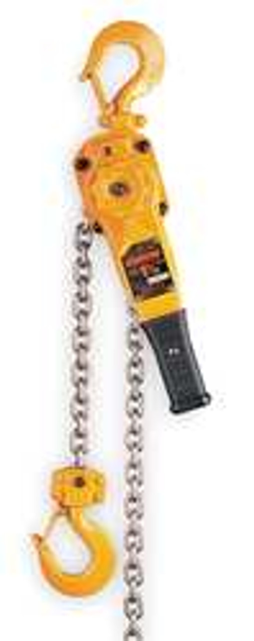 HARRINGTON LB028-10 LEVER CHAIN HOIST 5500 LB. LIFT 10 FT.
