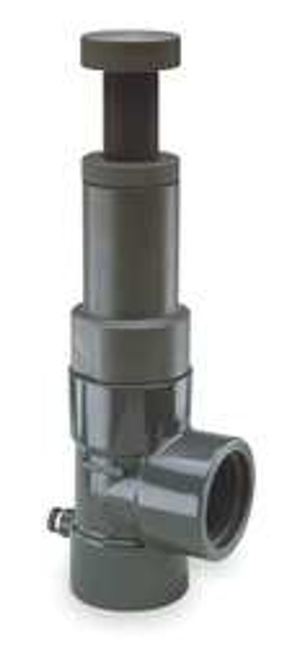 HAYWARD RV1050T ADJUSTABLE RELIEF VALVE,1/2IN,25 PSI,PVC