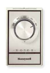 HONEYWELL T498B1512 LINE VOLT NP ANALOG TSTAT 1H,BEIGE,DPST